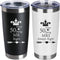 Pack of 2 Wedding 50th Anniversary Tumblers for Couples